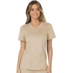 THE VETERINARY CLINIC - Ladies Mock Wrap Top